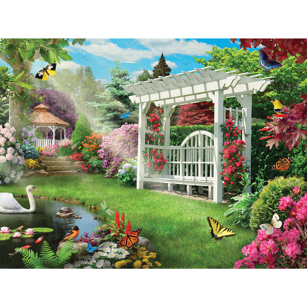 Gardens Galore 1000 Piece Jigsaw Puzzle Bits and Pieces