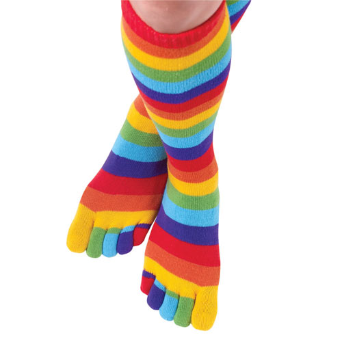 Rainbow Toe Socks Bits and Pieces