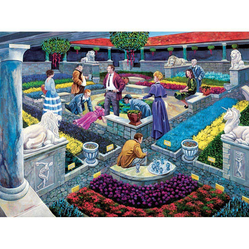 Murder at the Museum 1000 Piece Story Jigsaw Puzzle Bits and Pieces
