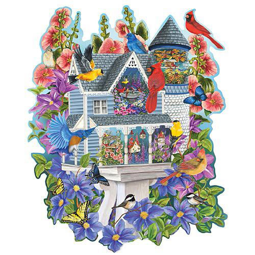 Buy Victorian Bird House 750 Piece Shaped Jigsaw Puzzle