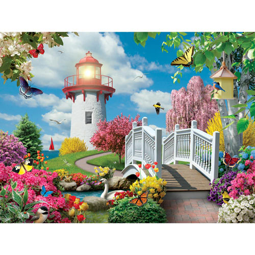 Spring Light 500 Piece Jigsaw Puzzle Bits and Pieces