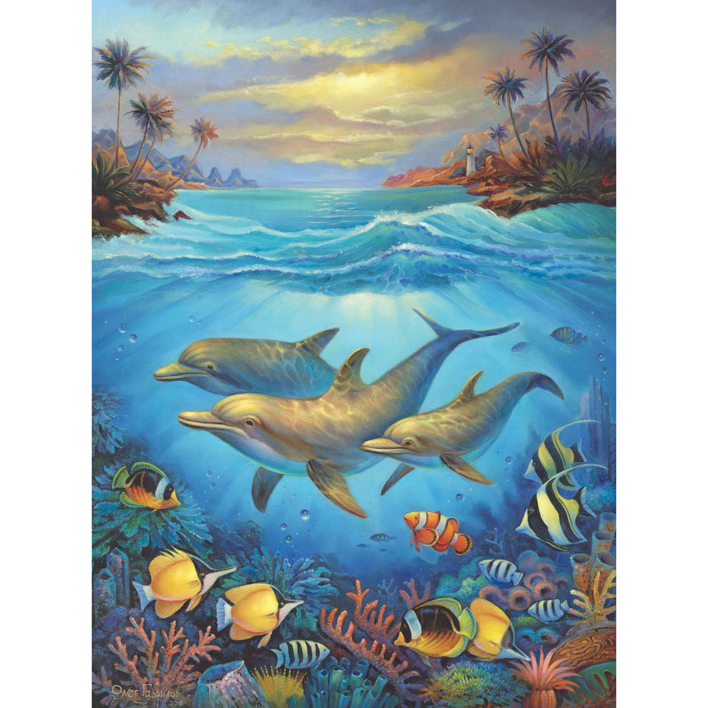 Blue Lagoon 1000 Piece Jigsaw Puzzle Bits and Pieces