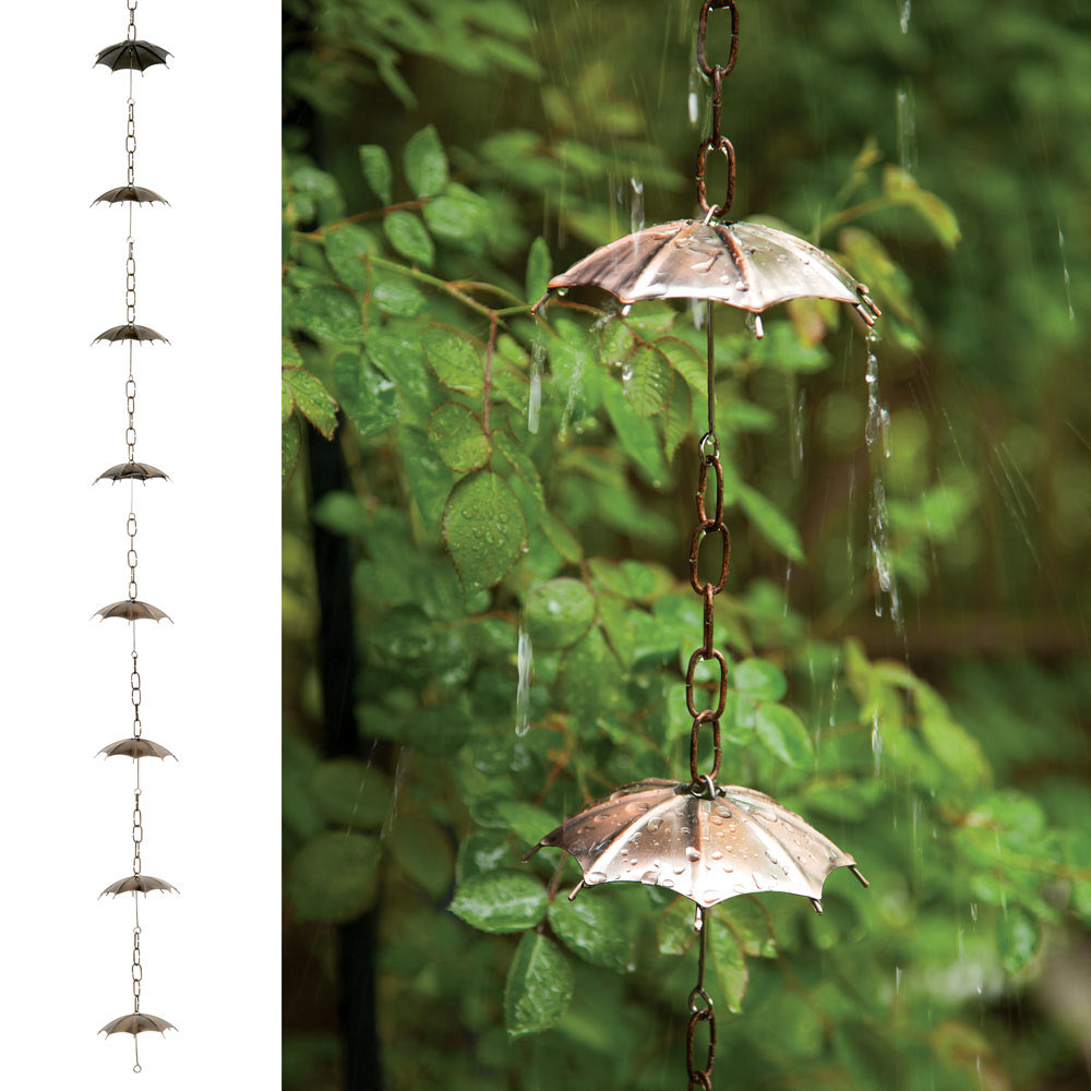 Umbrella Rain Chain Bits and Pieces