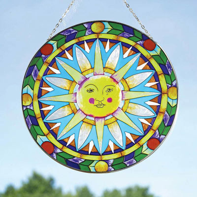 Decorative Glass Sun Catcher | Bits and Pieces UK