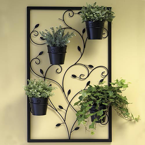 Swirling Vine Wall Art Planter | Bits and Pieces UK