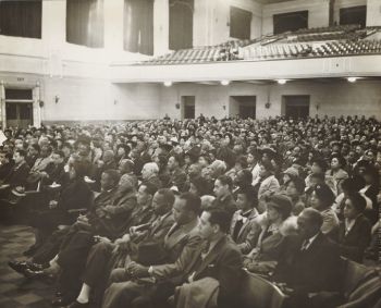 Mass Meeting, Brotherhood of Sleeping Car Porters, Chicago, 1933 Mass Meeting, Brotherhood of Sleeping Car Porters, Chicago, 1933