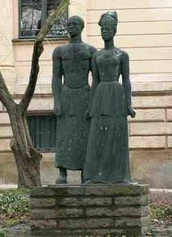 Anton Wilhelm Amo Statue at the University of Halle, Germany Anton Wilhelm Amo Statue at the University of Halle, Germany