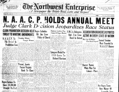 northwest enterprise 1920 1954 blackpast 1920 s newspaper template