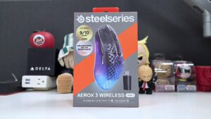 SteelSeries Aerox 3 Wireless Gen 2 gaming mouse packaging