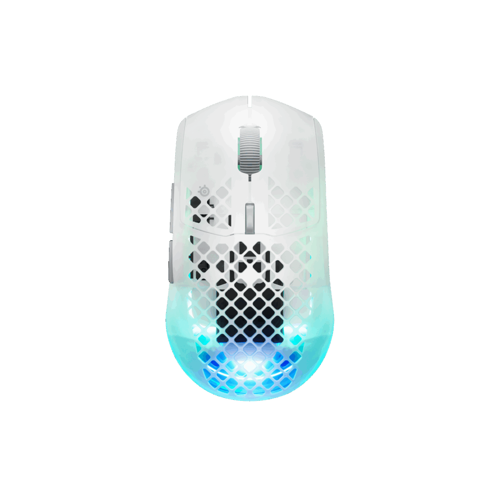 SteelSeries Aerox 3 Wireless Gen 2 gaming mouse in Ghost