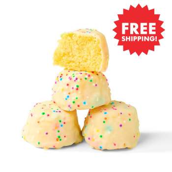 Vanilla Birthday Cake Bites