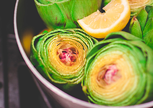 artichoke cut