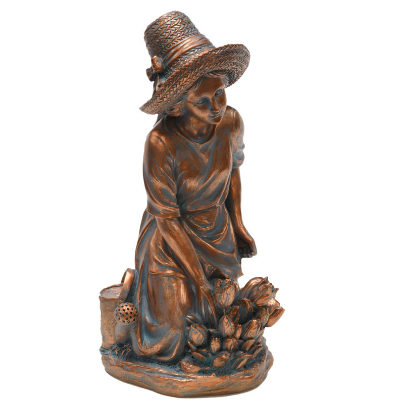 Buy Gardening Woman Statue Garden Decor for Sale Breck's