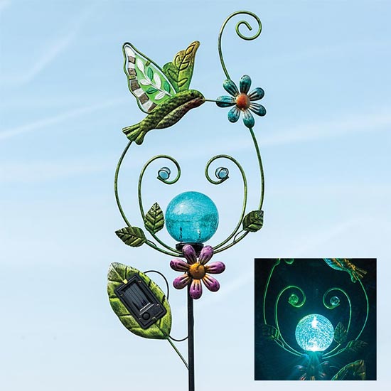 Solar Hummingbird Stake | Brecksgifts.com