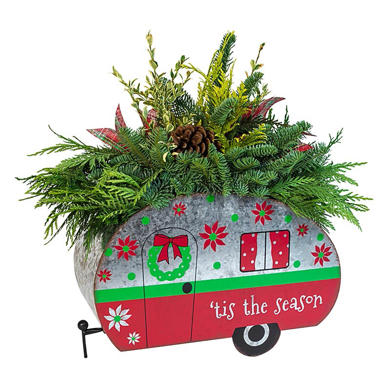 Holiday Camper Planter Breck's Gifts