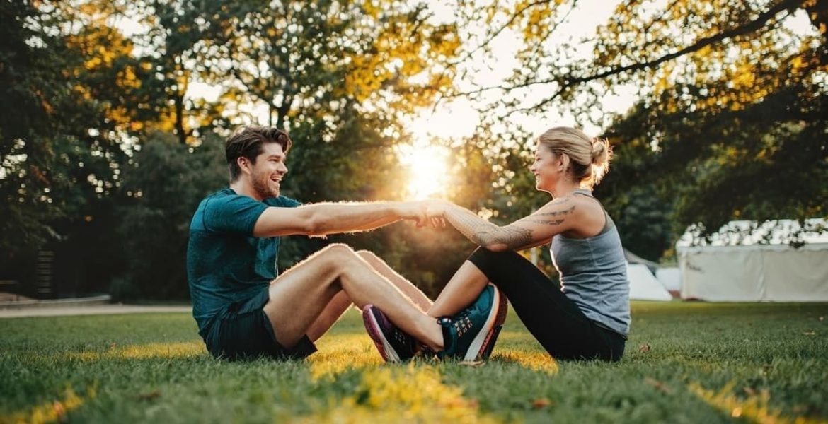 stretching en pareja