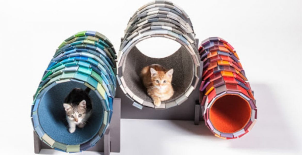 elegantes refugios para gatos