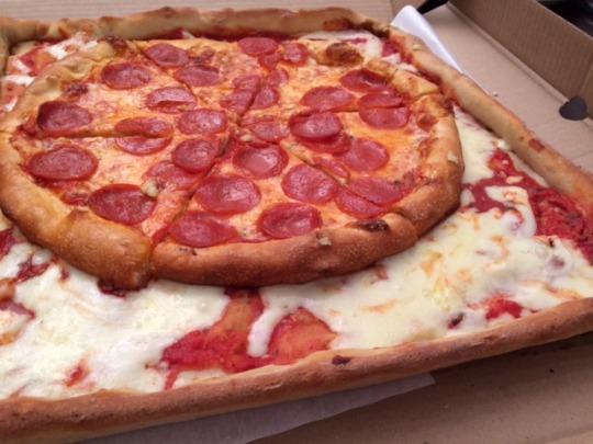 caja de pizza comestible