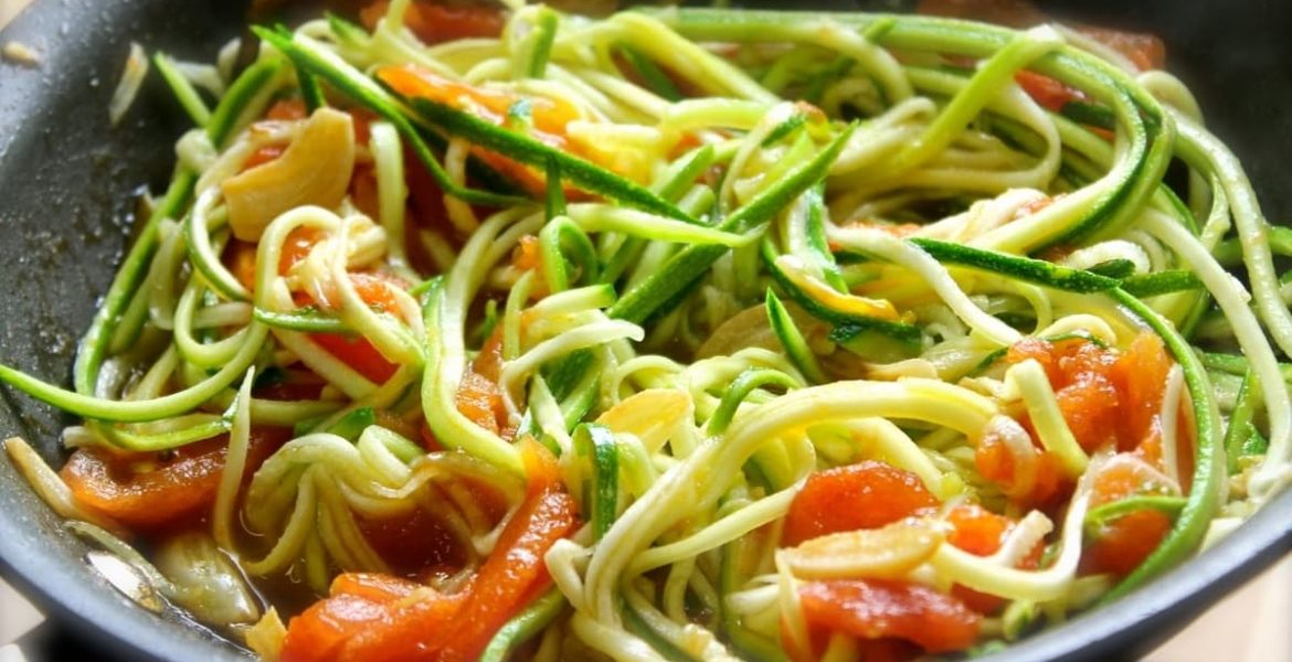 fideos de zucchini