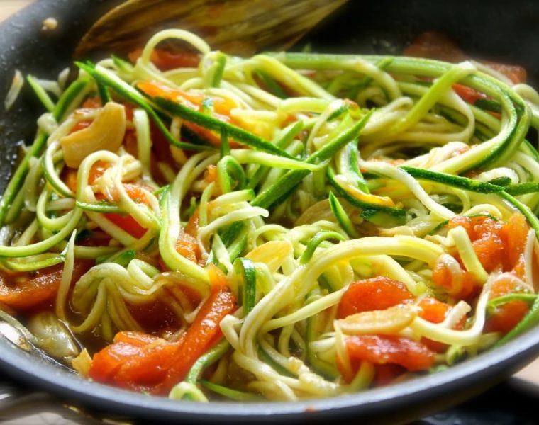 fideos de zucchini