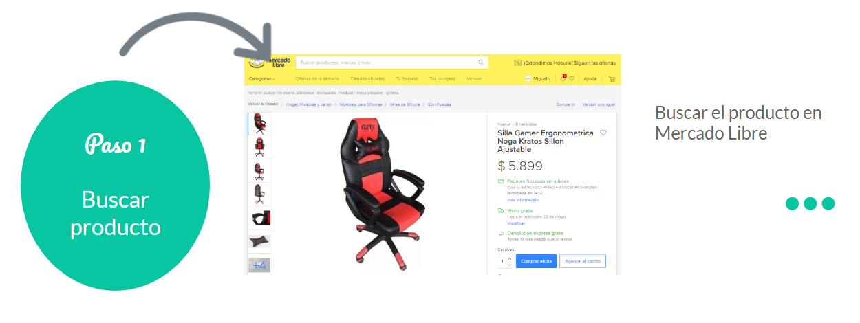 Cómo comprar con Mercado Crédito en cuotas 7