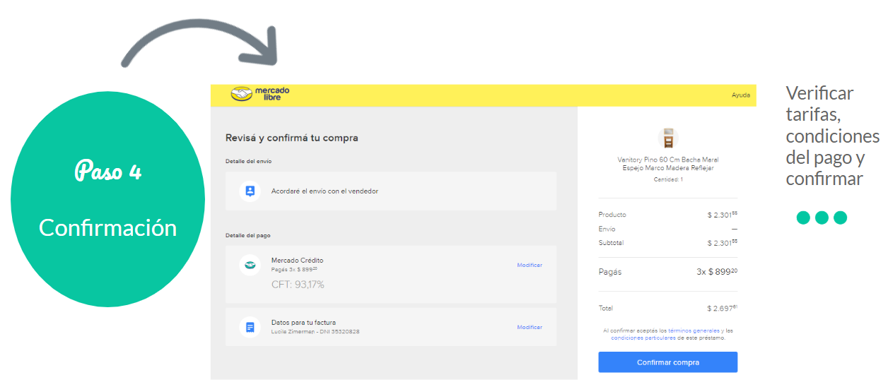 Cómo comprar con Mercado Crédito en cuotas 10