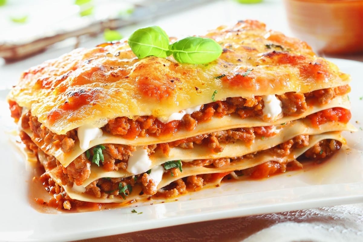 lasagna de carne