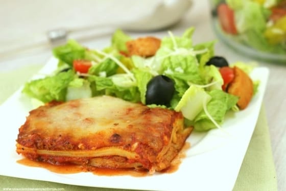 lasagna de carne