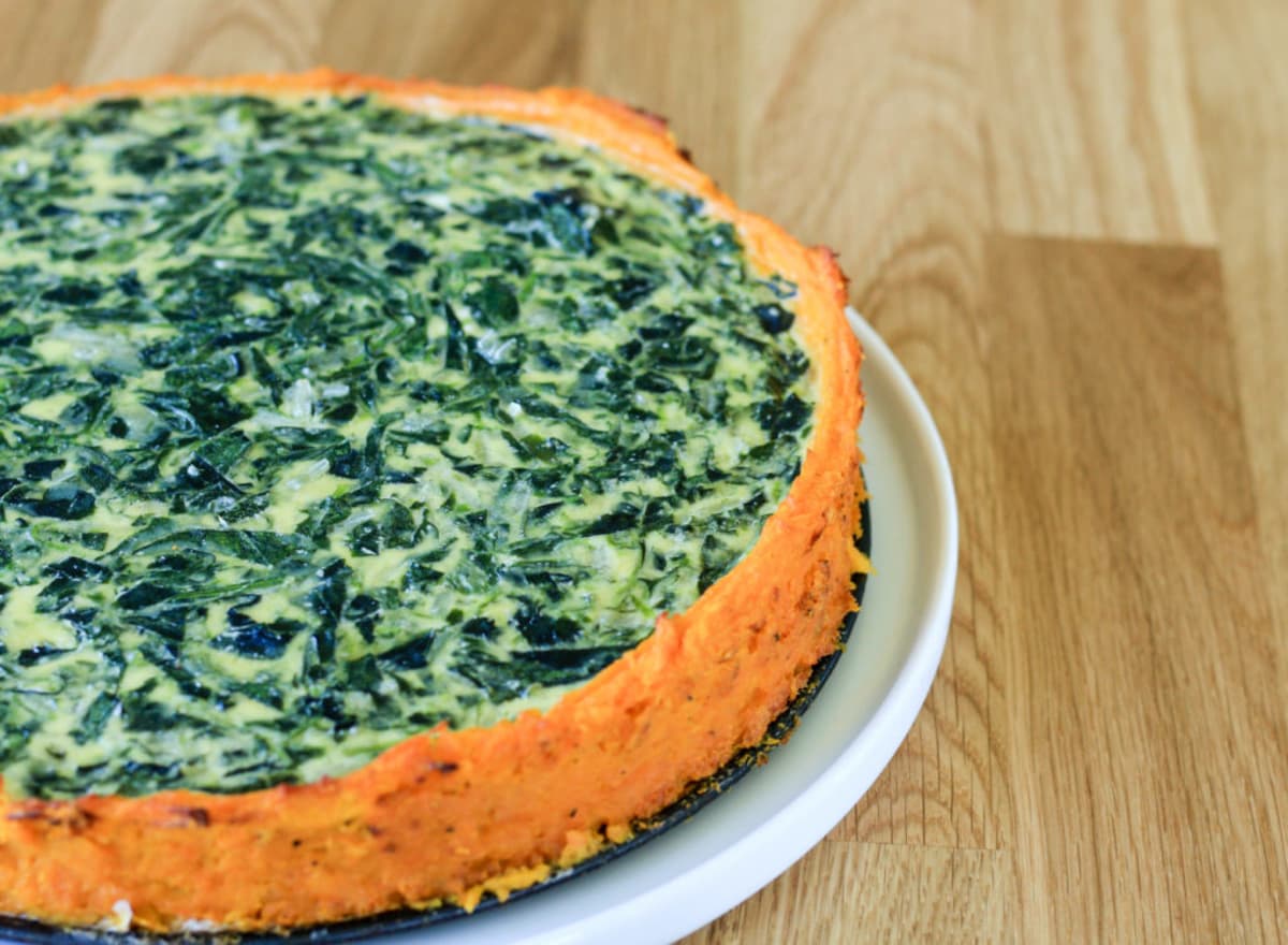 tarta de espinaca y calabaza