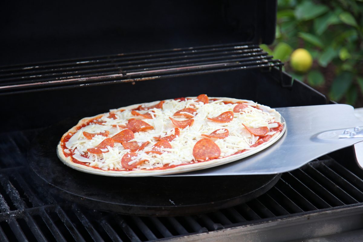 pizzas a la parrilla