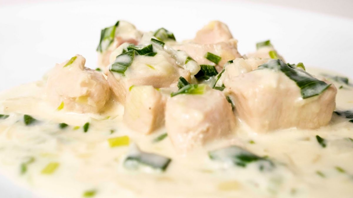 pollo al verdeo receta