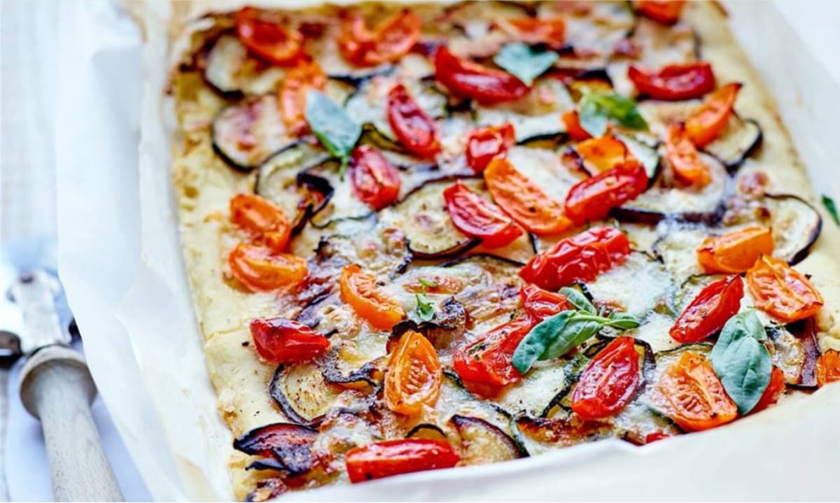 pizza vegana receta fácil