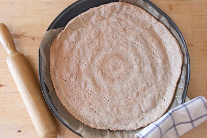 receta de pizza vegana