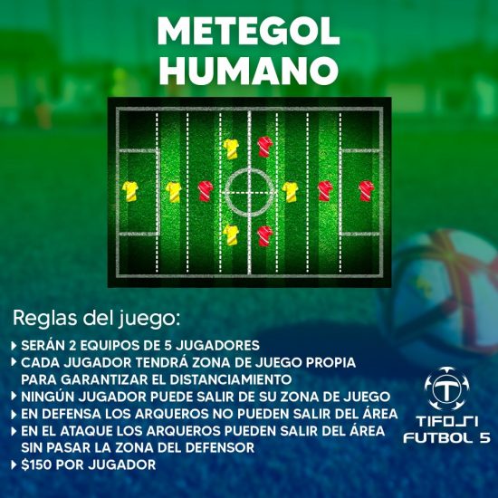 Metegol humano: vuelve el fútbol entre amigos 4