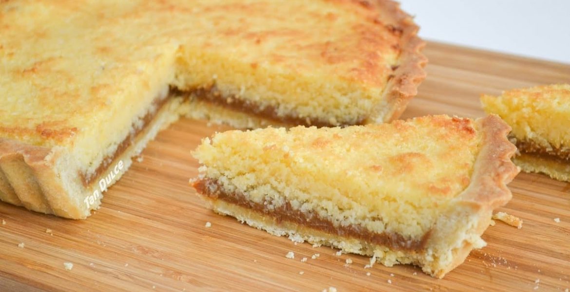 tarta de coco y dulce de leche