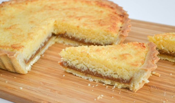 tarta de coco y dulce de leche