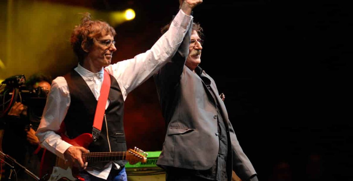 Charly García con el Flaco Spinetta
