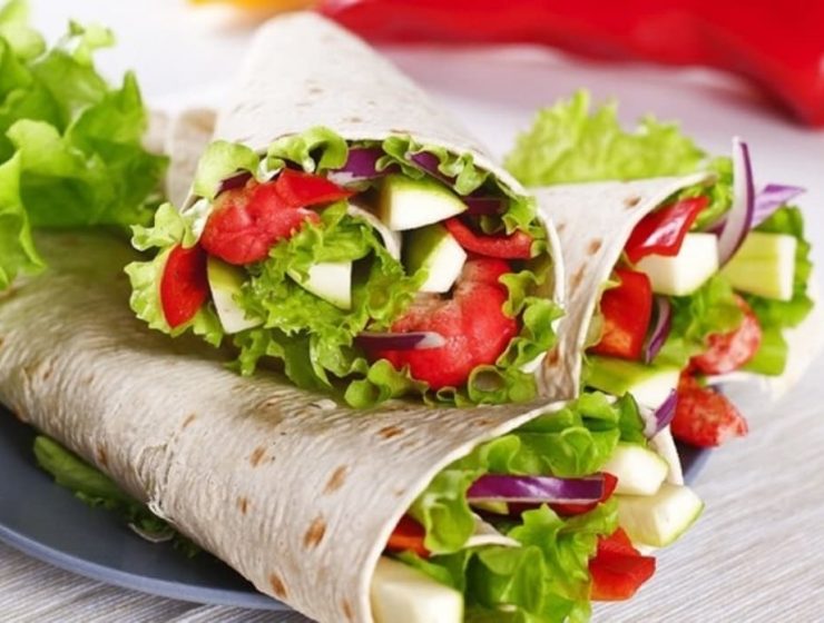 wraps vegetarianos