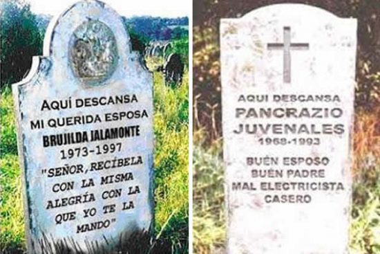 epitafios divertidos en España