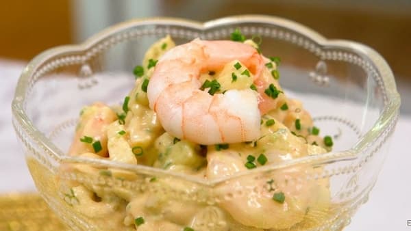 Copa de camarones, una receta fácil de comida frías para Navidad Copa de camarones, una receta fácil de comida frías para Navidad