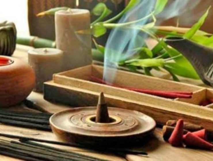 Sahumerios y velas para usar en ritos de Feng Shui