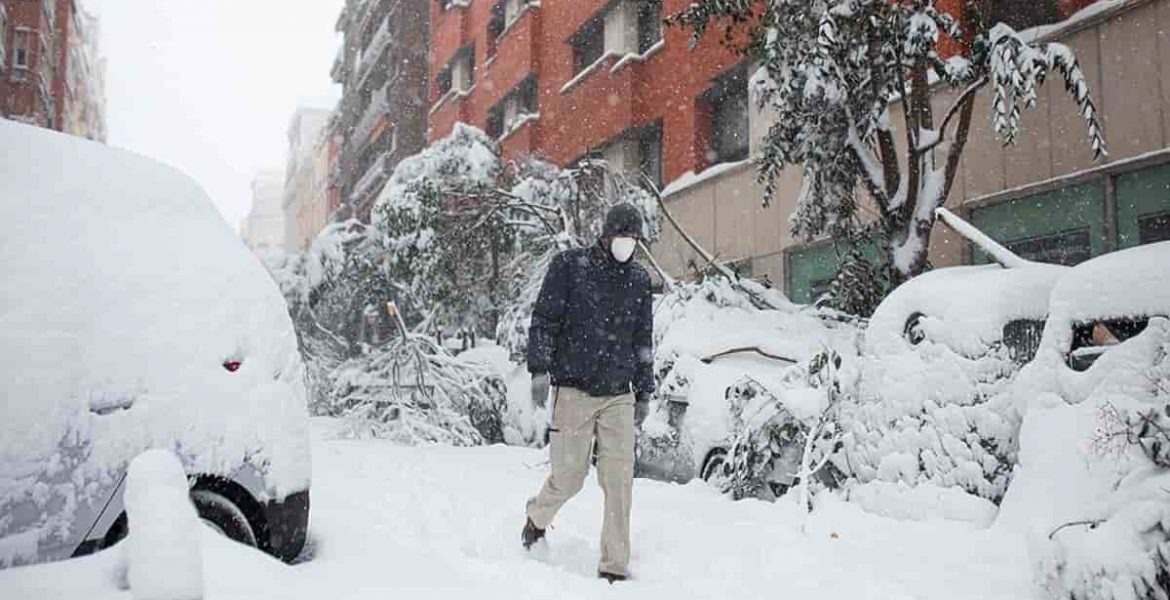 madrid nieve