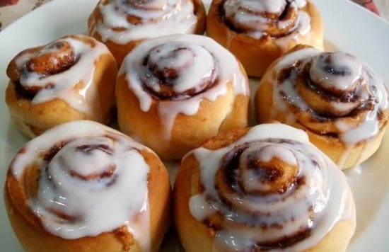 receta de rollo de canela