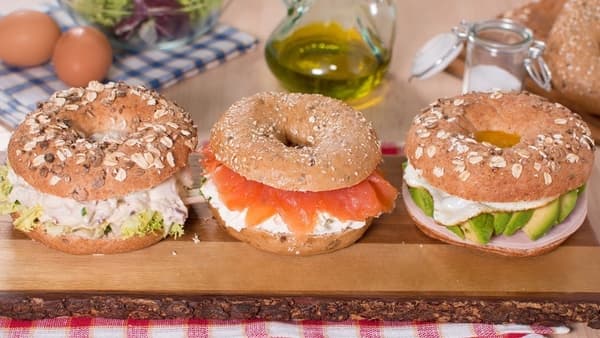 bagels rellenos 