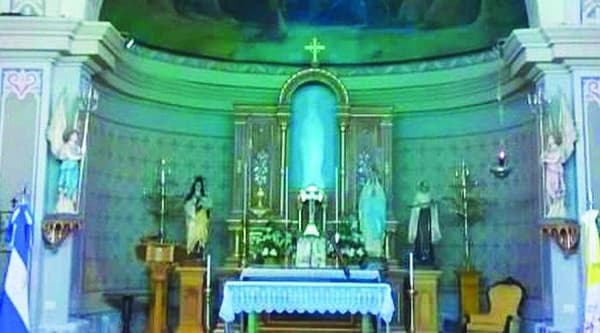 Virgen de Lourdes en Argentina: imagen que no esta pero todos la ven