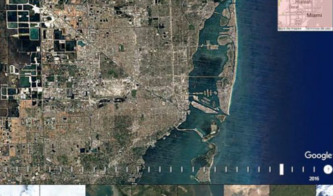 Observá el planeta a lo largo de los años con Google Earth 16