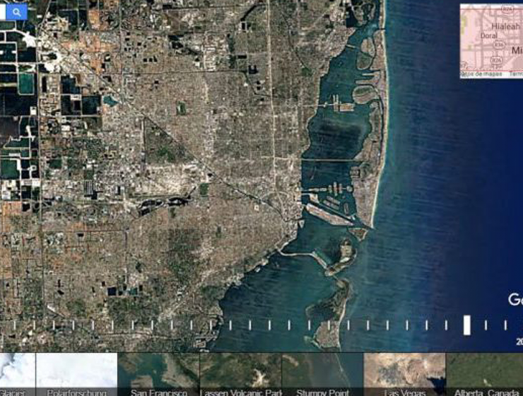 Observá el planeta a lo largo de los años con Google Earth 11