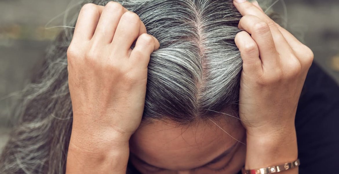 adios a las canas por estres