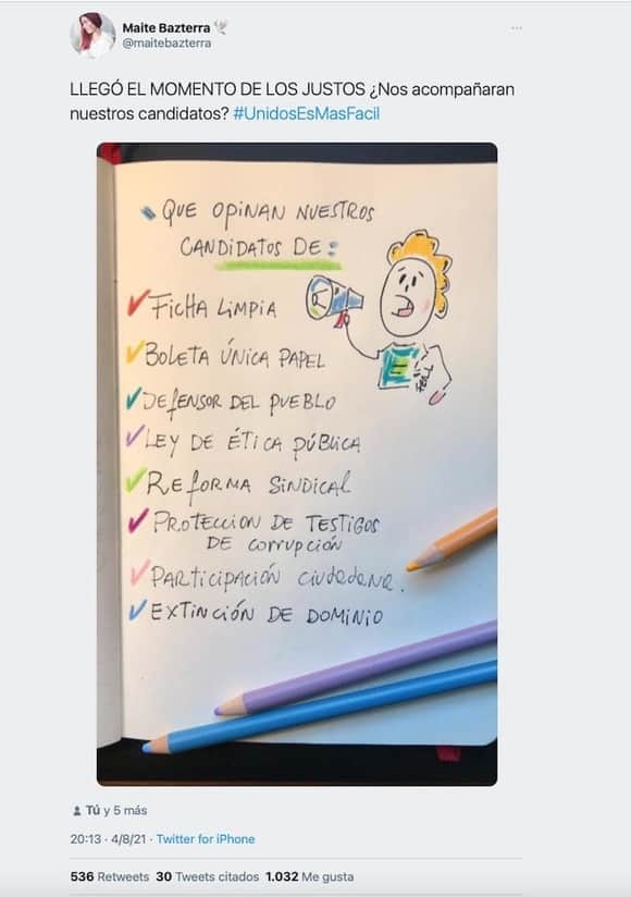 Ficha Limpia, boleta única y otras iniciativas ciudadanas: piden a los candidatos que fijen posición 13 Ficha Limpia, boleta única y otras iniciativas ciudadanas: piden a los candidatos que fijen posición 7