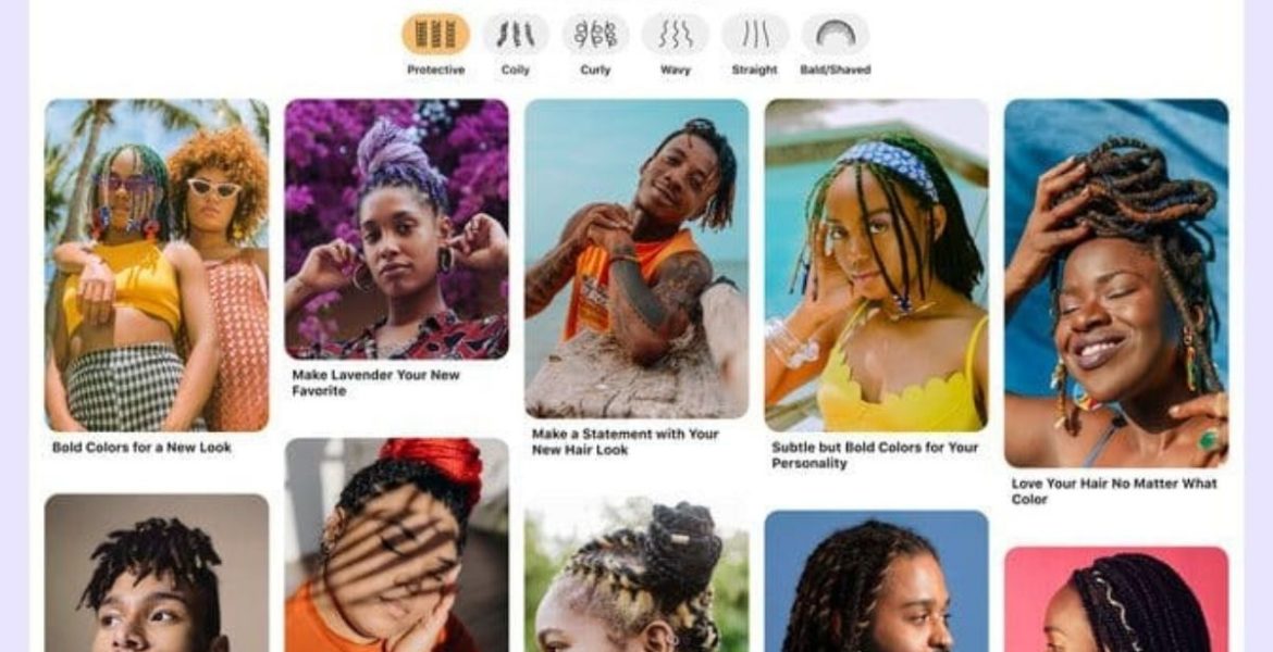 Pinterest: nueva función de búsquedas según el tipo de cabello 2